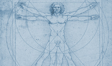 Der Mensch im Mittelpunkt: Leonardo da Vincis ber&uuml;hmte Proportionsstudie
